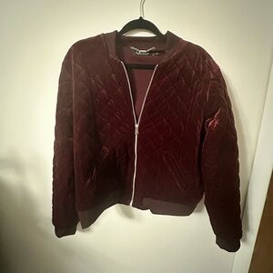 Lauren Velvet Bomber Jacket